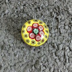 GORGEOUS Murano Millefiore 3in Paperweight

