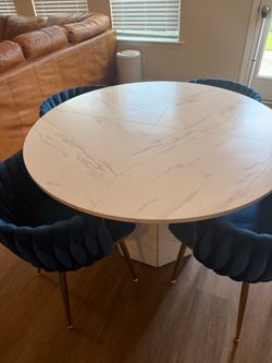 Dining room table and chairs