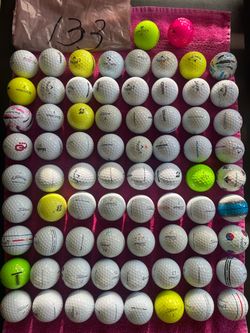 Batch#133 - 74 premium & mixed highly playable GOLF balls