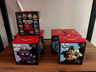 McDonald's Hello Kitty x Godzilla Happy Meal Boxes