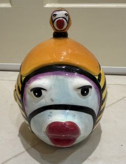 Colorful Ceramic Fish Decorative Lidded Container