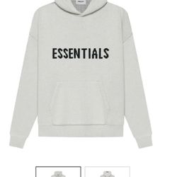 Fear of God Essentials Knit Pullover Hoodie (SS21) Light Heather Oatmeal