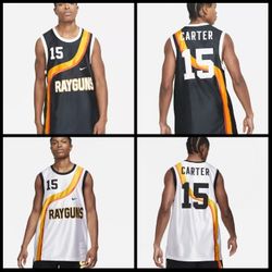 Nike Vince Carter #15 Rayguns Jersey In Black Or White Multiple Sizes