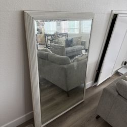 Large Mirror  Wooden Frame