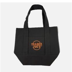 Trader Joe’s Halloween Black Mini Tote Bag 