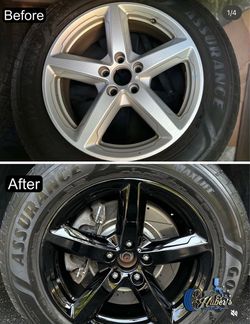 RIM BLACK OUT & CALIPER PAINTING