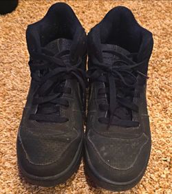 Nike Mid Top Sneaker Black Lace Up Unisex Kids US 6Y MPN 839977-001