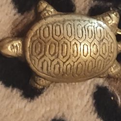 Vintage Brass Turtle 