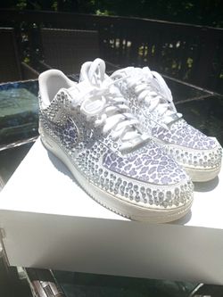 RHINESTONE CUSTOM AIRFORCE 1 Size 9.5