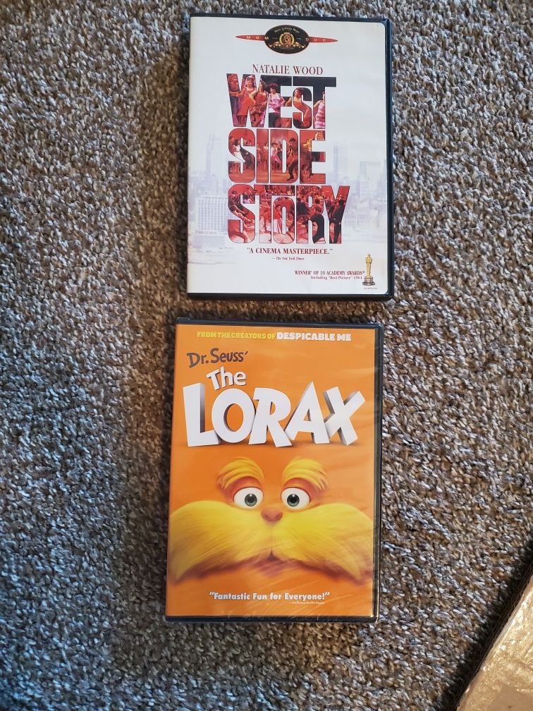 New DVDs: West Side Story and The Lorax Dr. Seuss