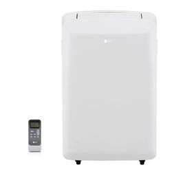 LG Electronics 8000 BTU 115-Volt Portable AC w/ Dehumidifier Function and LCD Remote in White