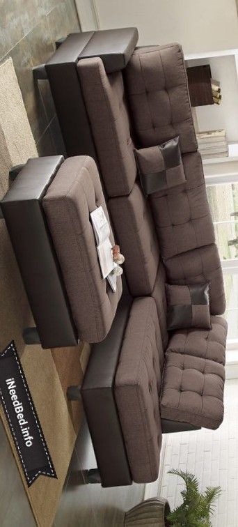 chocolate sectional set with ottoman $899.99 or $40 down