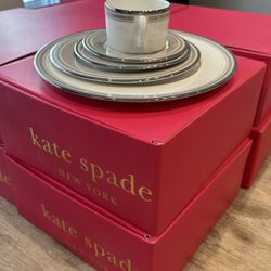 NEW Kate Spade Lenox China - Set Of 8