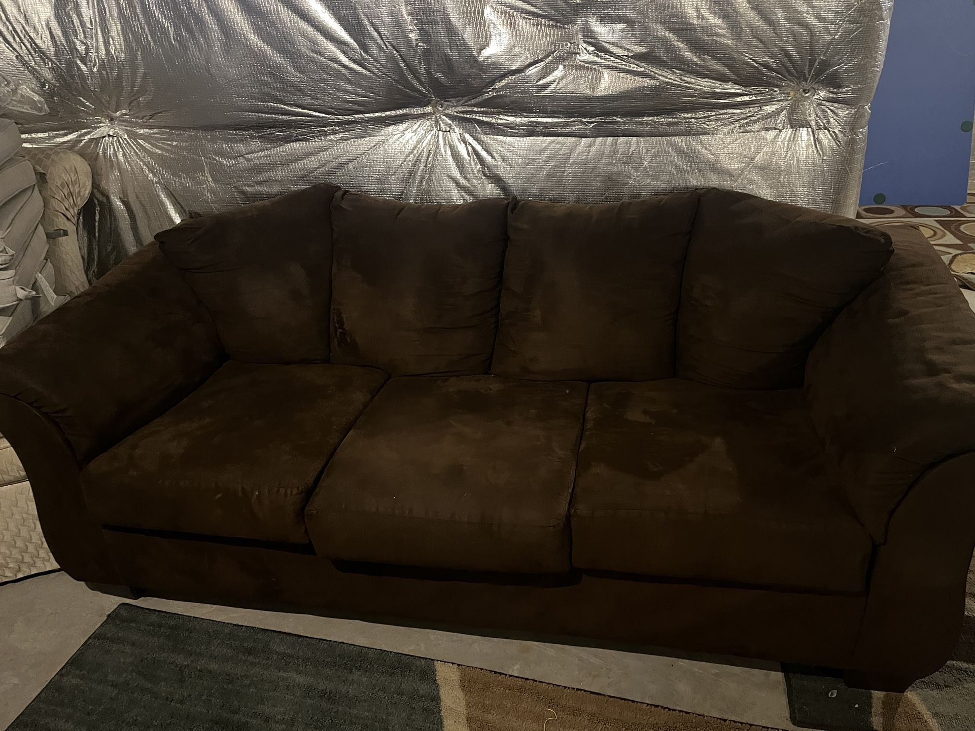 Brown Couch Set $600