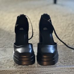 Black Platform Heels 