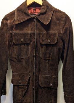Genuine Leather Suede Ladies Jacket