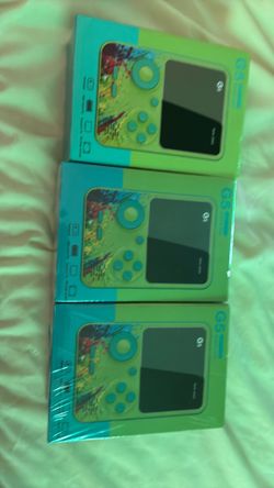 3 consoles. Sealed Brand new  GS console 500 more Games
