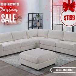 6 Pc Modular Sectional 