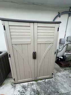 Suncast Outdoor Vertical Storage Shed