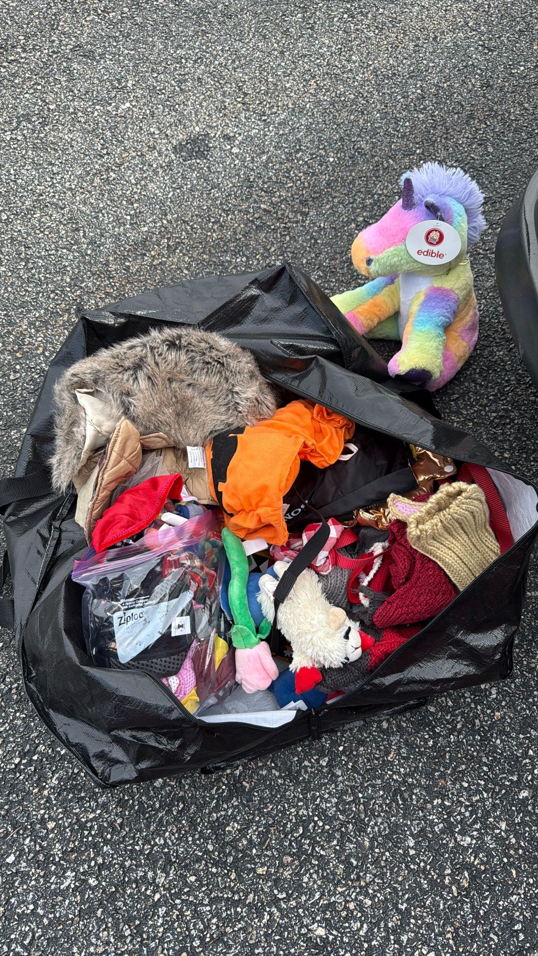 Small Dog Clothes Costumes And Toys. Whole Bag