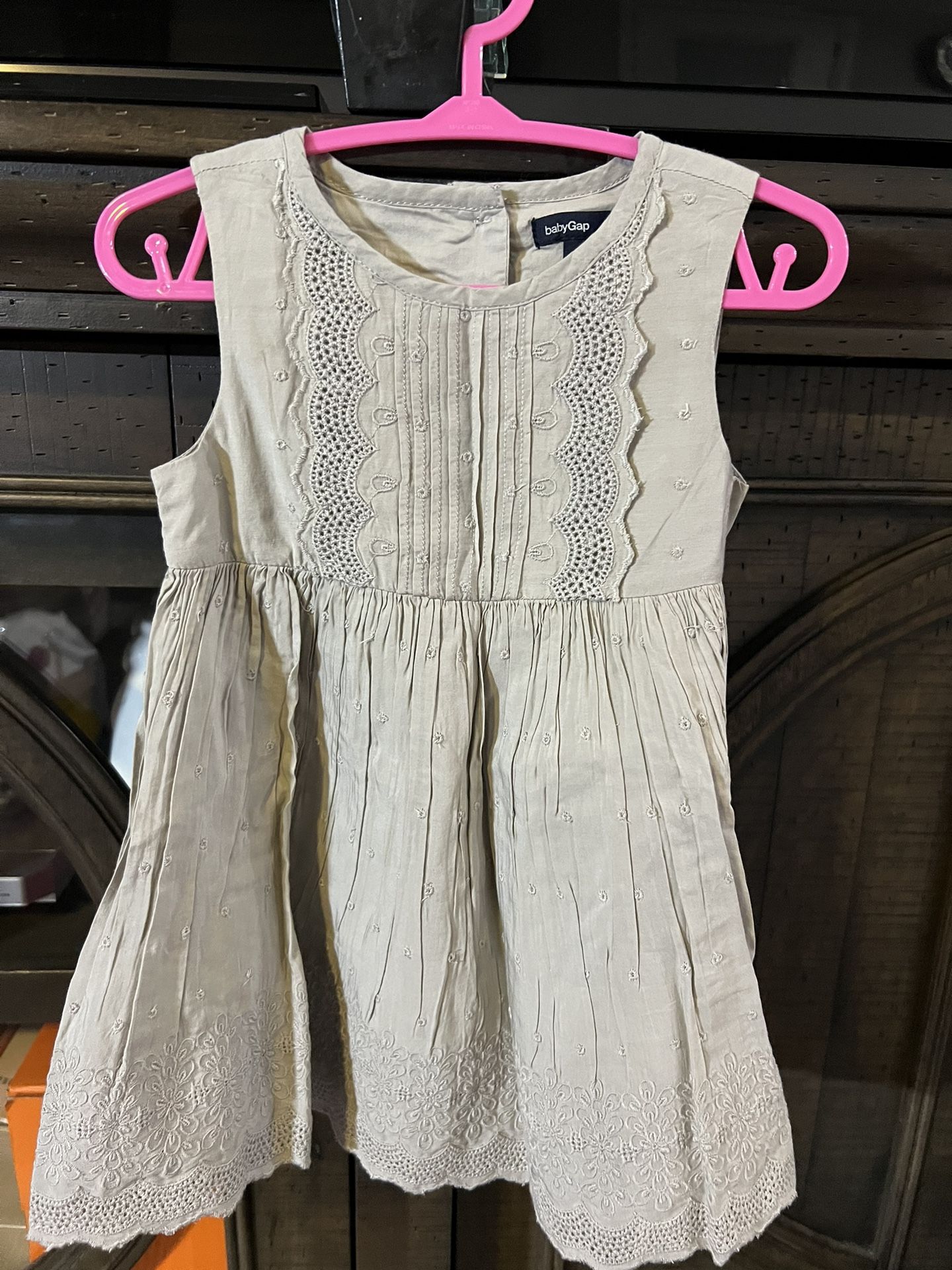 Baby Gap Girl Dress Light Gray Size 18-24 Month