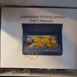 UNDERWATER FISHING CAMERA WITH SCREEN $60