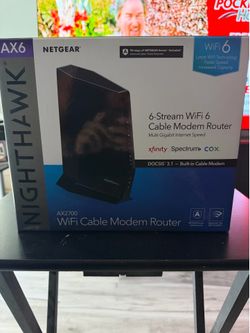 NIGHTHAWK AX6 Cable Modem Router