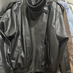 Faux Leather Jacket 