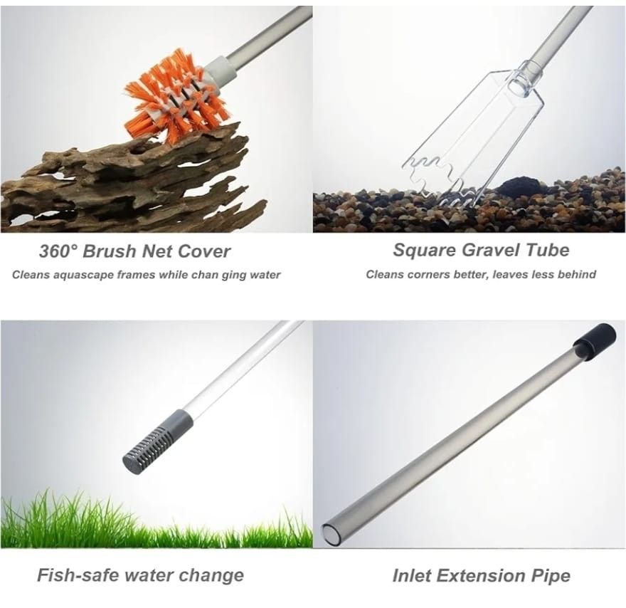 Aquarium Siphon Vacuum / Aspiradora Para Pecera