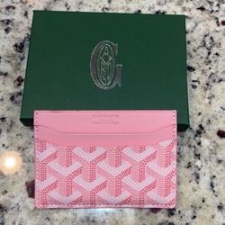 pink cardholder