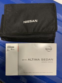 Nissan Altima 2015 Owner Manual Brand New