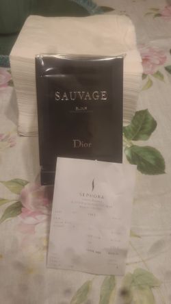 Unopened dior sauvage elixir with the reciept