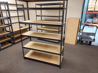 Shelving. Metal 6' x 4 'x 18"