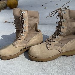 Combat Vibram  Boots .Lightweight Breathable New Size 9-10