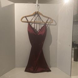 Maroon Dress