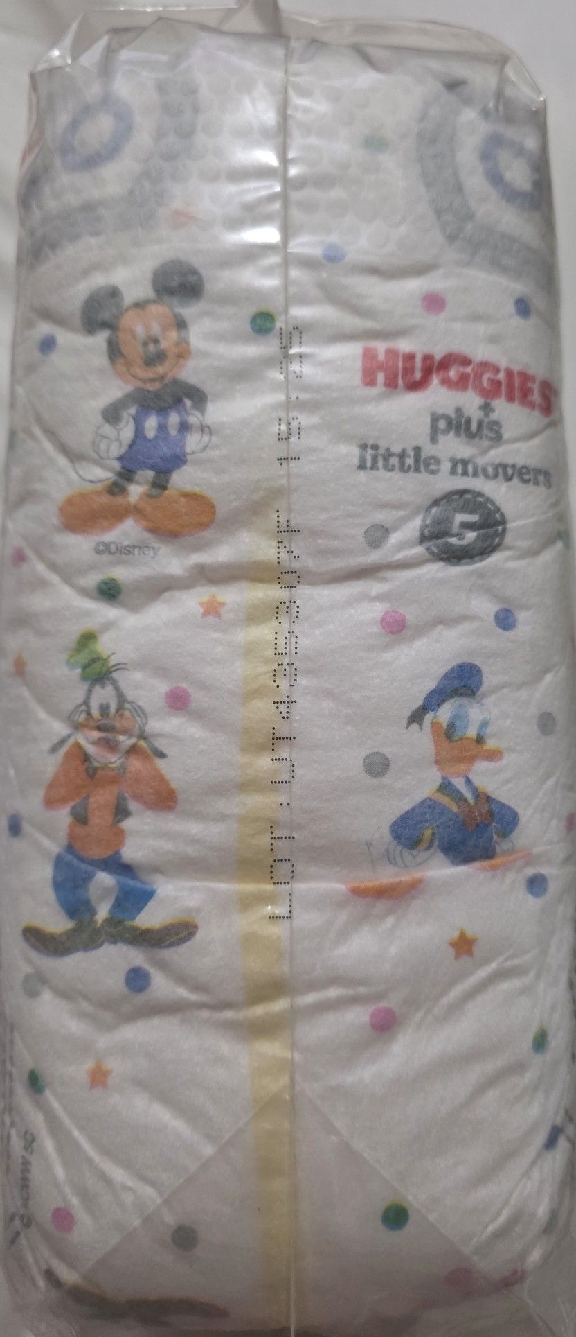 Brand New Huggies Plus Little Movers Diapers, Size 5