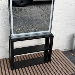 New- Makeup Light Mirror - Black 