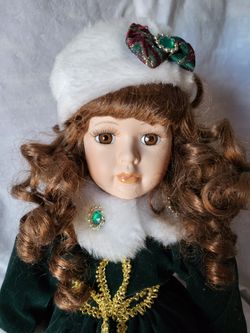 VINTAGE  PORCELAIN DOLL
