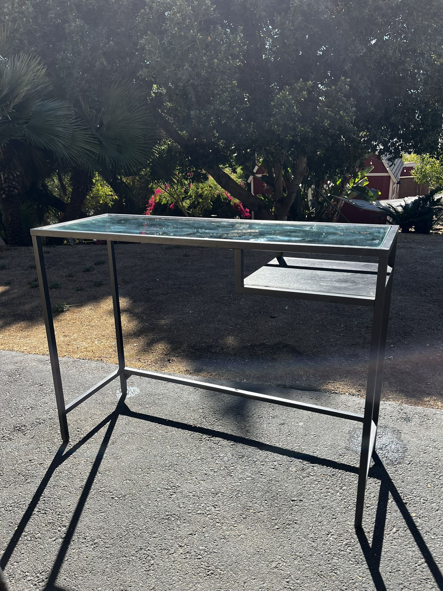 Desk With Glass Top