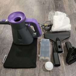 Steam Cleaner: 10s Fast Heating Lockable Steam, No Cooling, 14 PCS Kit- Hand Held HandHeld Multi Portable Steamer, for Home Kitchen Grout Tile Shower 