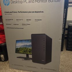 Desktop PC and monitor bundle
