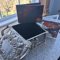 God Of War III Ultimate Collector's Edition Pandora's Box with Art Book And PS3 Game