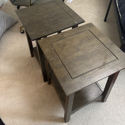 Wood End Tables 