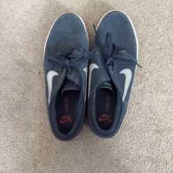 Blue Nikes 