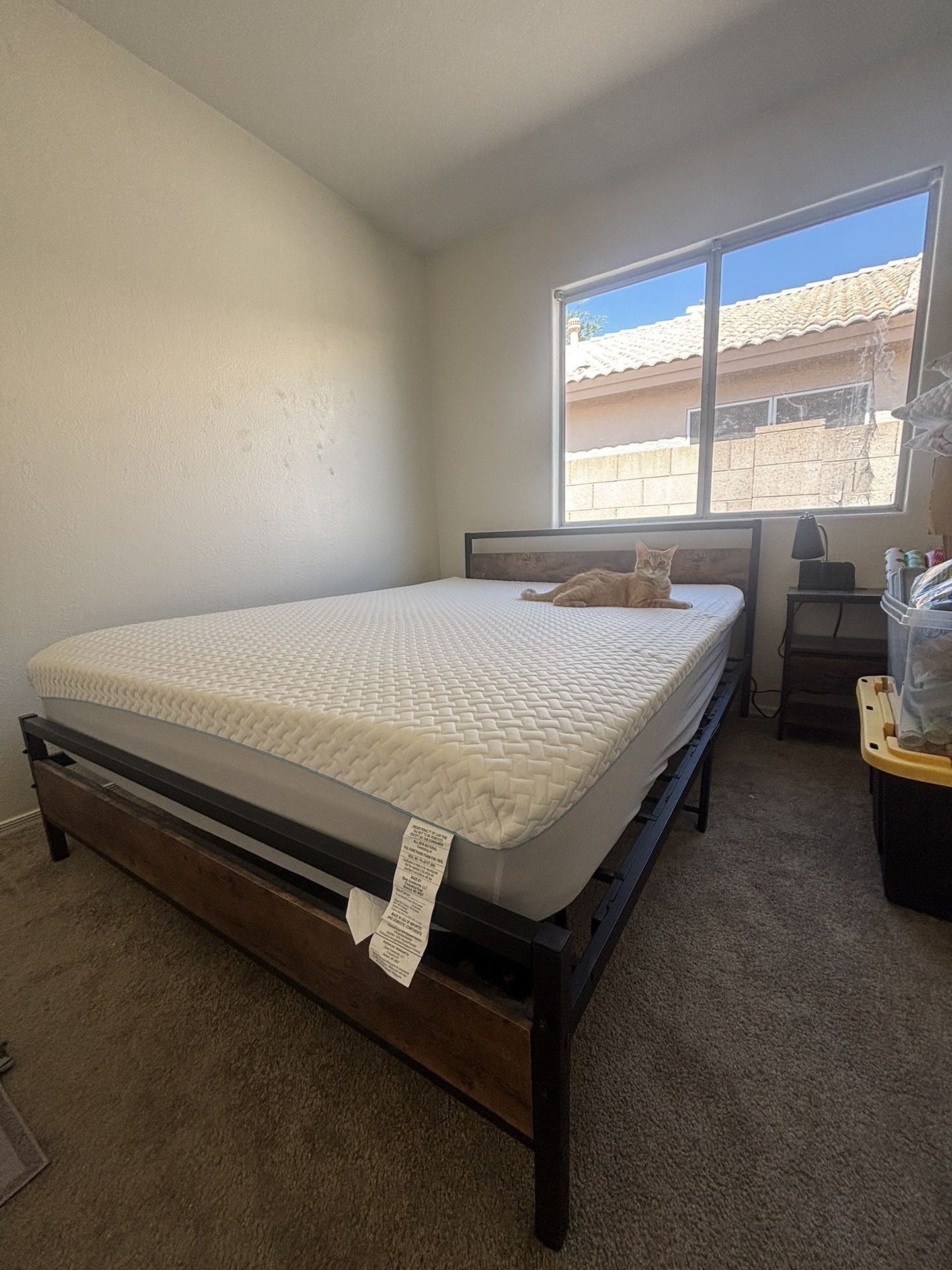 Queen Bed Frame And Nightstand
