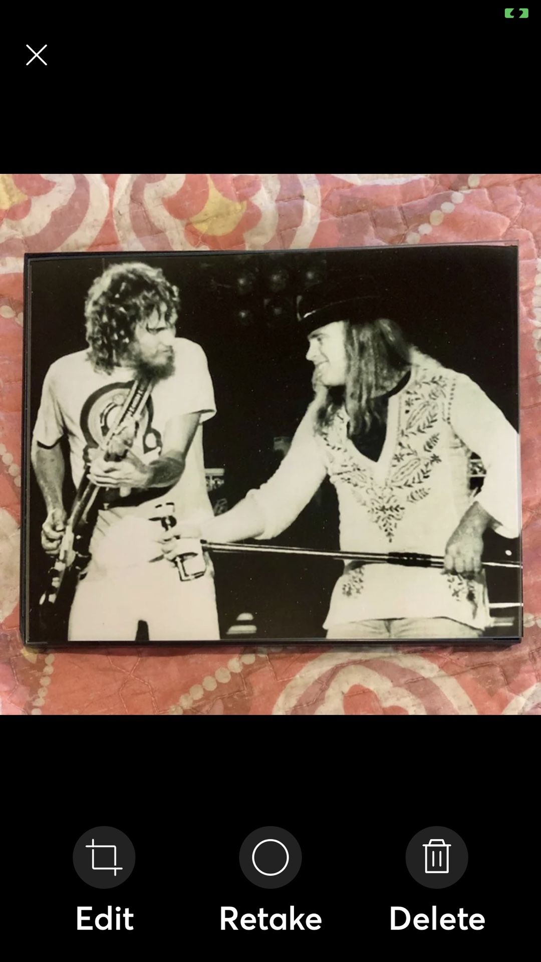 Lynyrd Skynyrd-Ronnie Van Zant and Steve Gaines 8X10 Framed Photo 