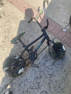Fatboy Mini BMX Bike – Black/Camo – Good Condition