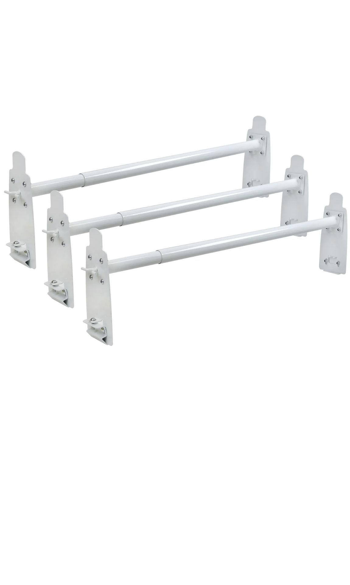 Heavy Duty 3 Bar Roof Ladder Rack For Van Adjustable Steel For GMC SAVANA