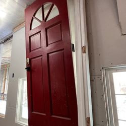 36 X 80 Inch Solid Wood Front Entry Door 