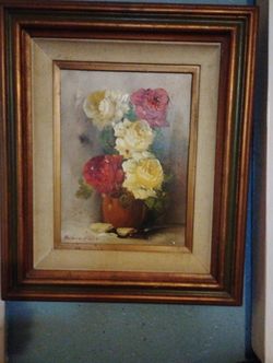 Vintage oil painting